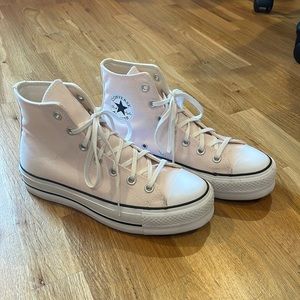 Chuck Taylor All Star Lift Sneaker in Decade Pink, White, & Black